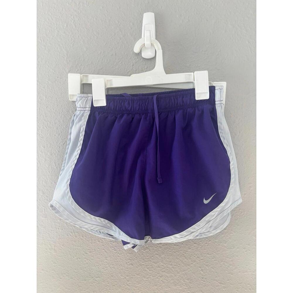 Nike Dri Fit purple with white shorts size S. EUC
